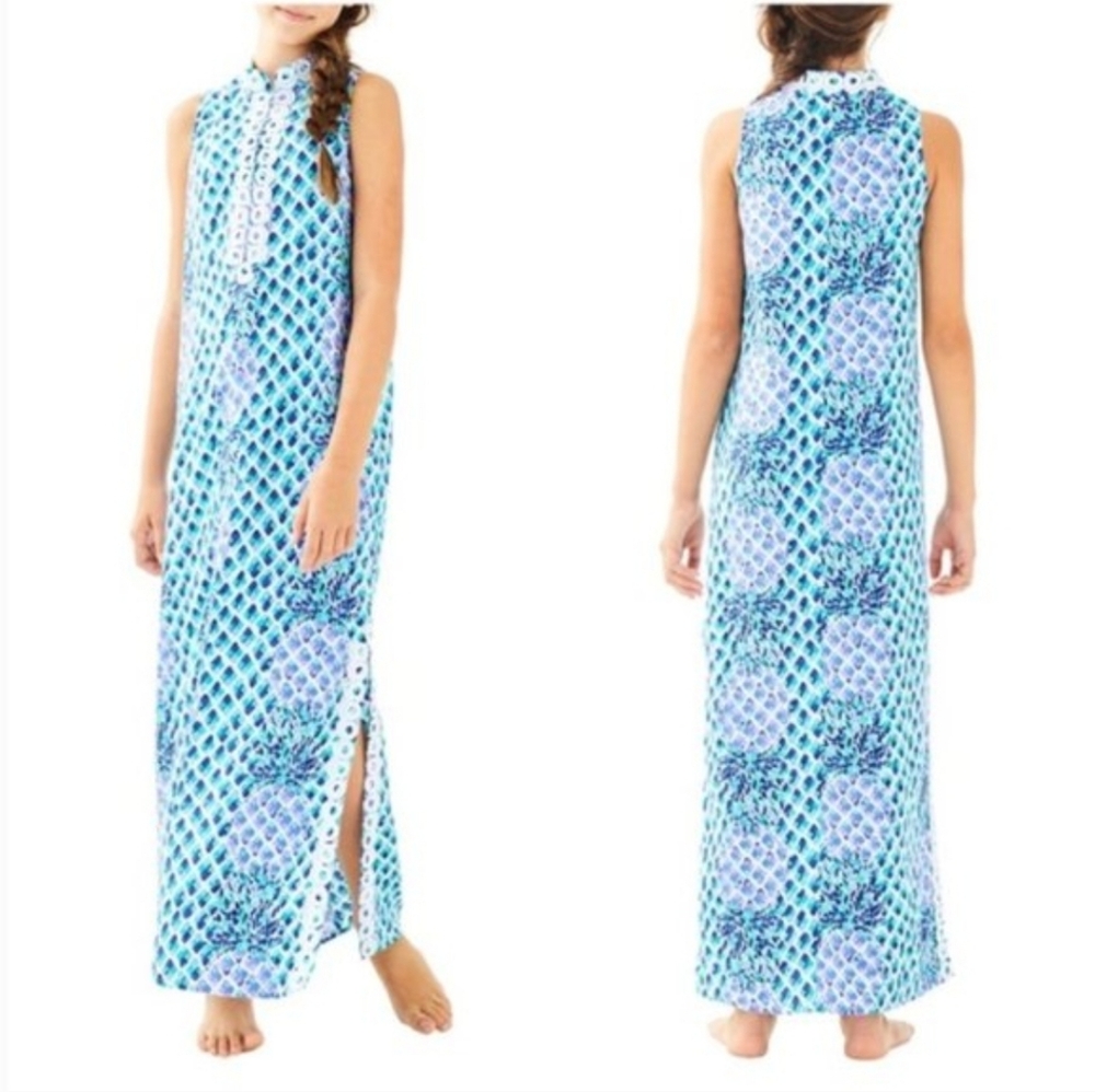 Lilly Pultizer Maxi Dress, Girls Size 10